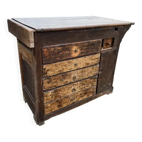 Meuble de métier à tiroirs