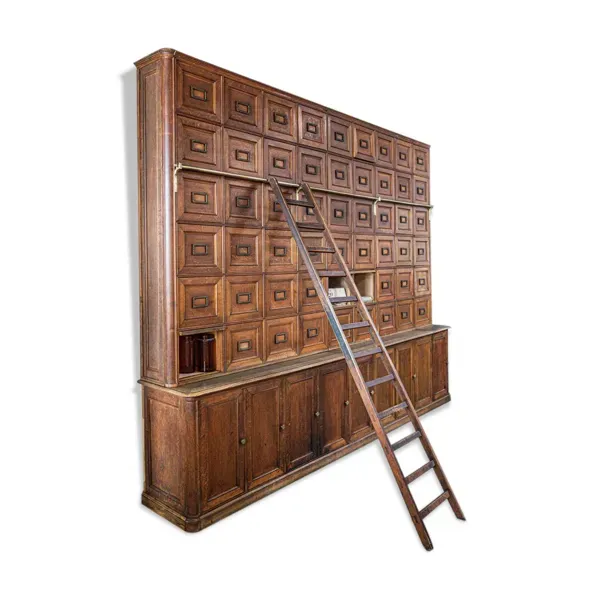 Meuble de notaire minutier XIXe