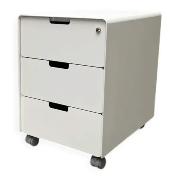 Chariot de bureau métallique série ATM par Jasper Morrison pour Vitra