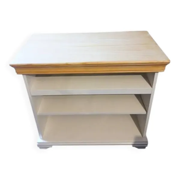 Bibus blanc et bois