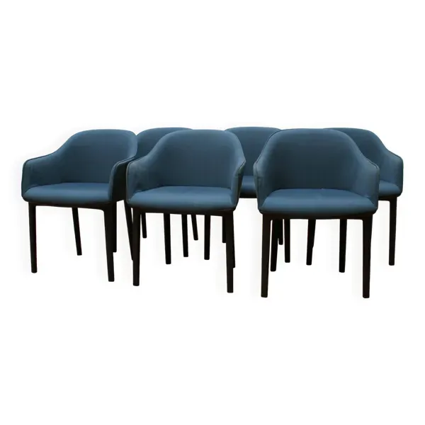 Suite de 6 fauteuils Softshell, Vitra