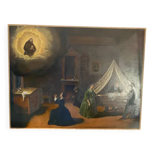 Ex-voto sur bois XXEME siècle