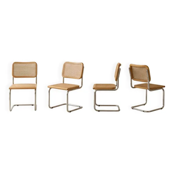 4 chaises Breuer originales — fabriquées en Italie, 1993.