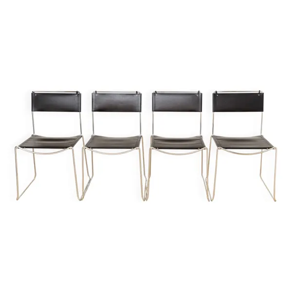 Chaises de salle à manger Giandomenico Belotti pour Alias, ensemble de 4.