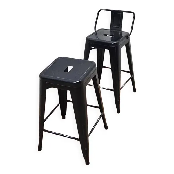 Paire de tabourets d'atelier