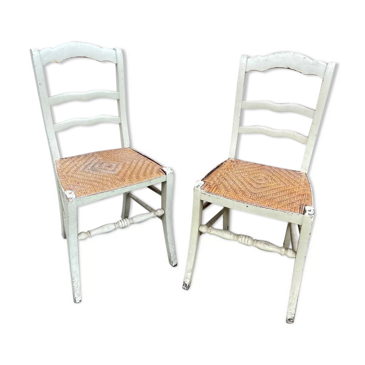 2 chaises d’atelier 1920 brasserie
