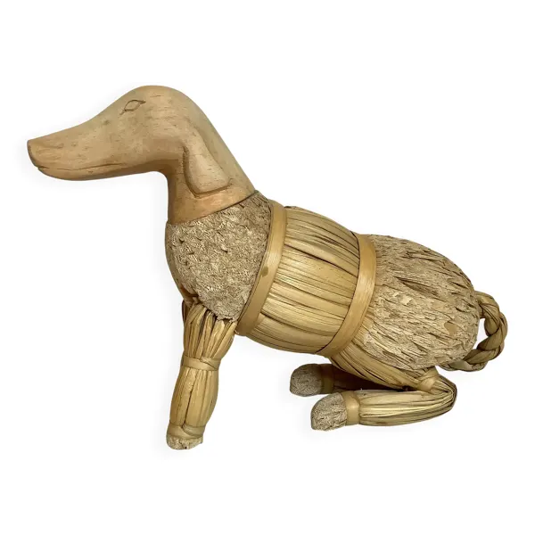 Chien en bois
