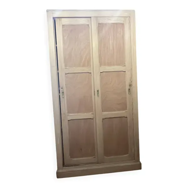 Meuble de métier, armoire en bois