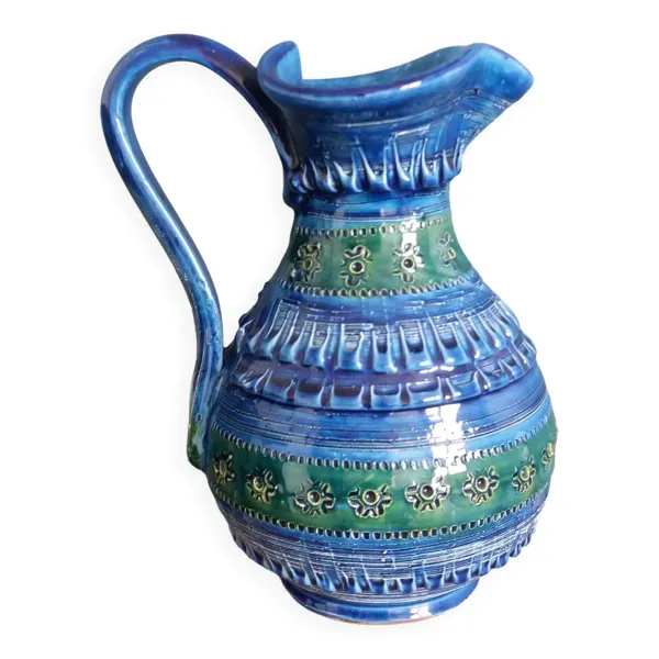 Vase pichet Nedo Scappini pour Nuovo Rinascimento, Italie, style Aldo Londi