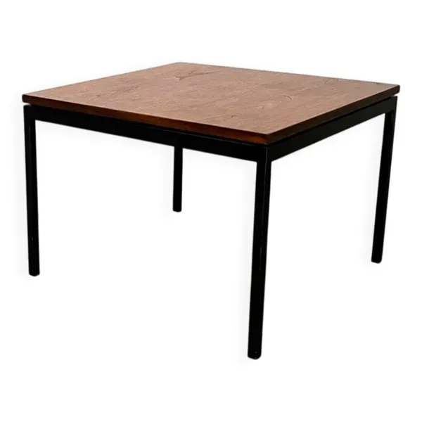 Table d'appoint canapé minimaliste en teck du milieu du siècle par Florence Knoll pour Knoll International, années 1950