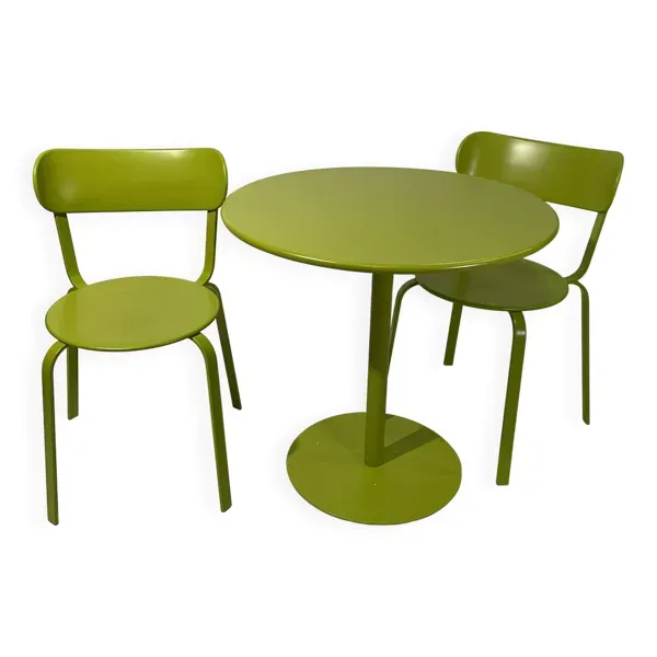 Ensemble de table et 2 chaises d'extérieur lapalma (patrice norguet)