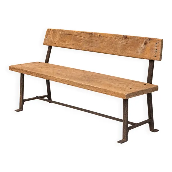 Banc style industriel