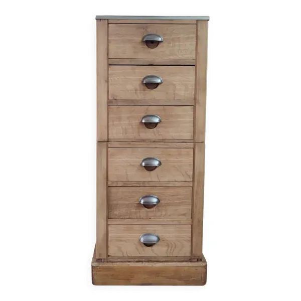 Meuble de métier vintage à tiroirs