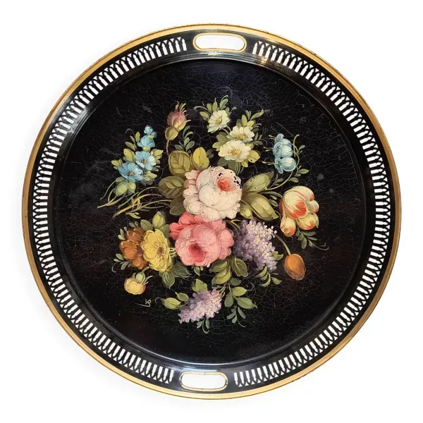 Plateau ''Napoléon III'' peint à la main