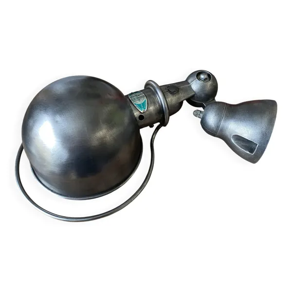 Lampe Applique Jieldé noir graphite industriel vintage 50
