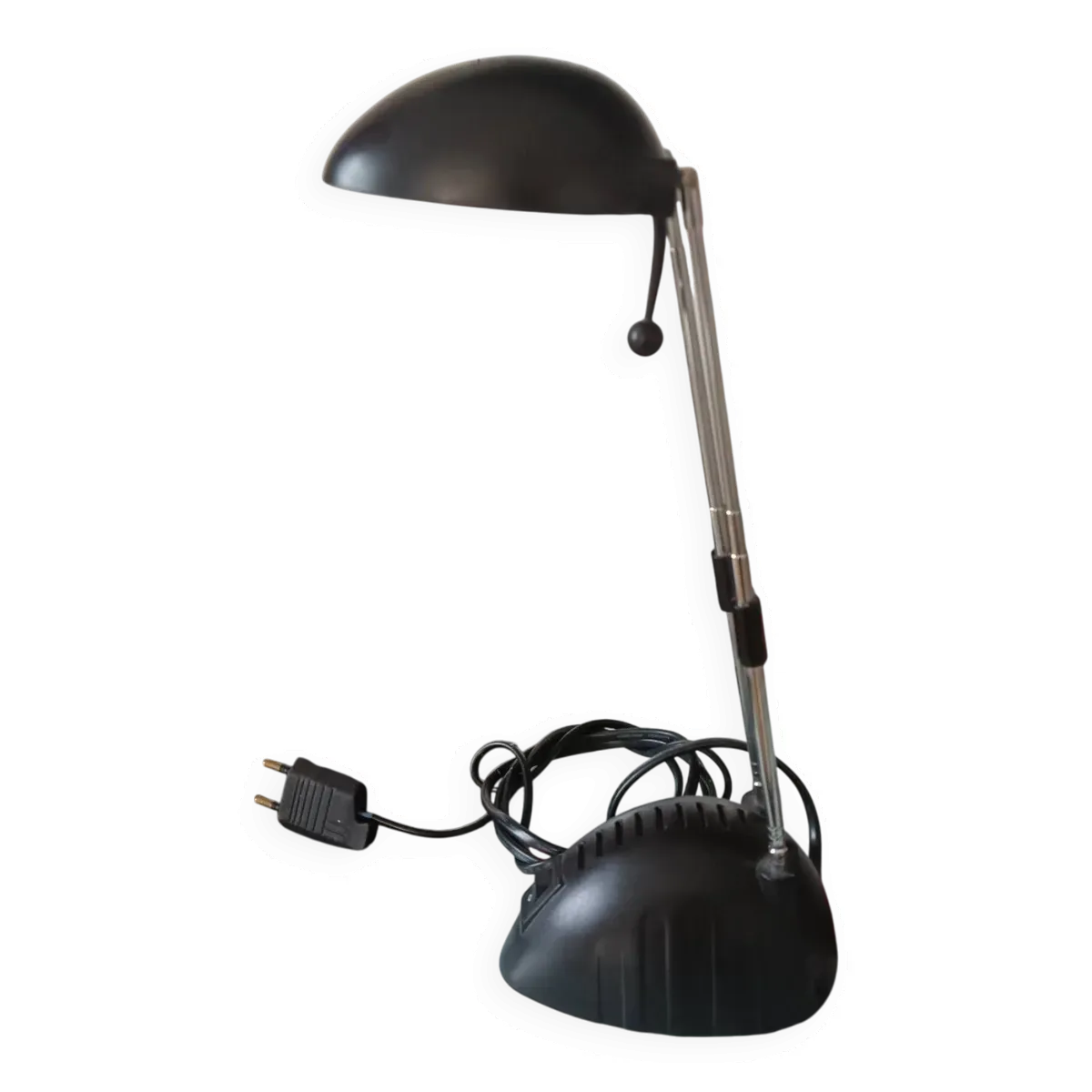 Lampe à poser métal noir et laiton