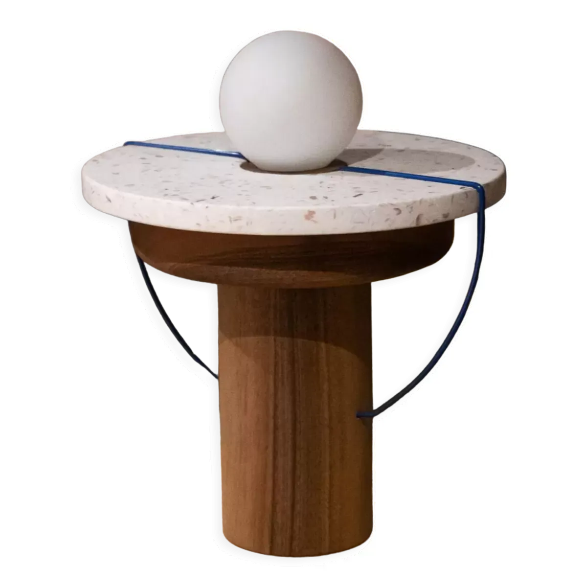 Lampe coquillages recyclés - MA01 - Les Pierres Noires