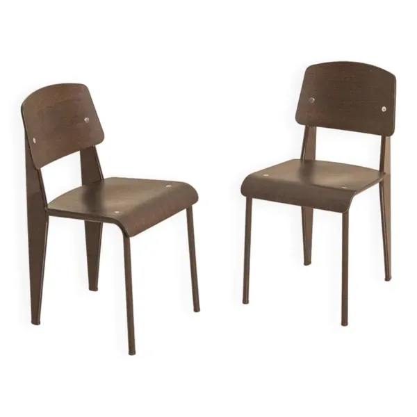 Paire de chaises ''Standard'' par Jean Prouvé pour Vitra 00's