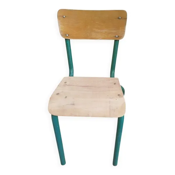 Chaise  ancienne écolier