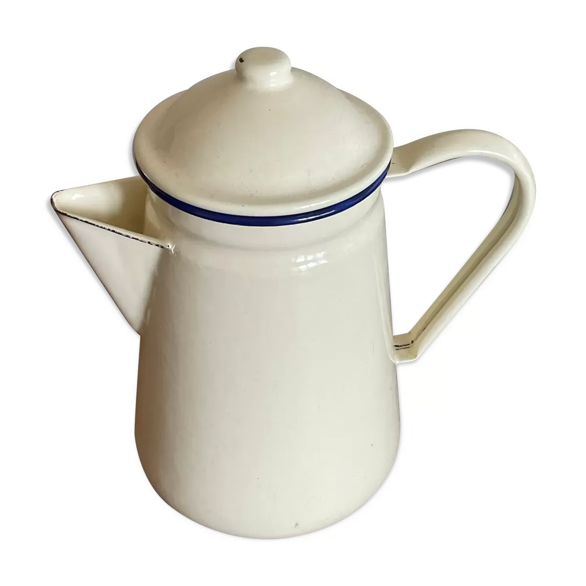 Verseuse en tôle émaillée