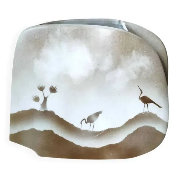 Vase en porcelaine de Virebent