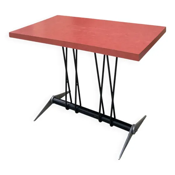 Jean Prouvé table de la buvette de l’Aéro-club de Dancourt-les-Conflans