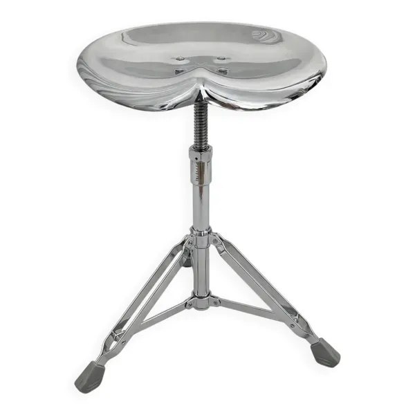 Tabouret BEAT en chrome poli – Yasuaki Sasamoto pour Dulton