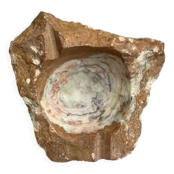 Grand vide poche cendrier en pierre naturelle