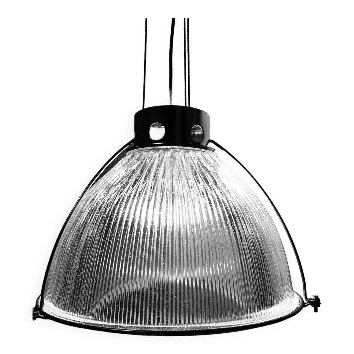 Grande suspension holophane hauteur ajustable diamètre 48 cm série disponible