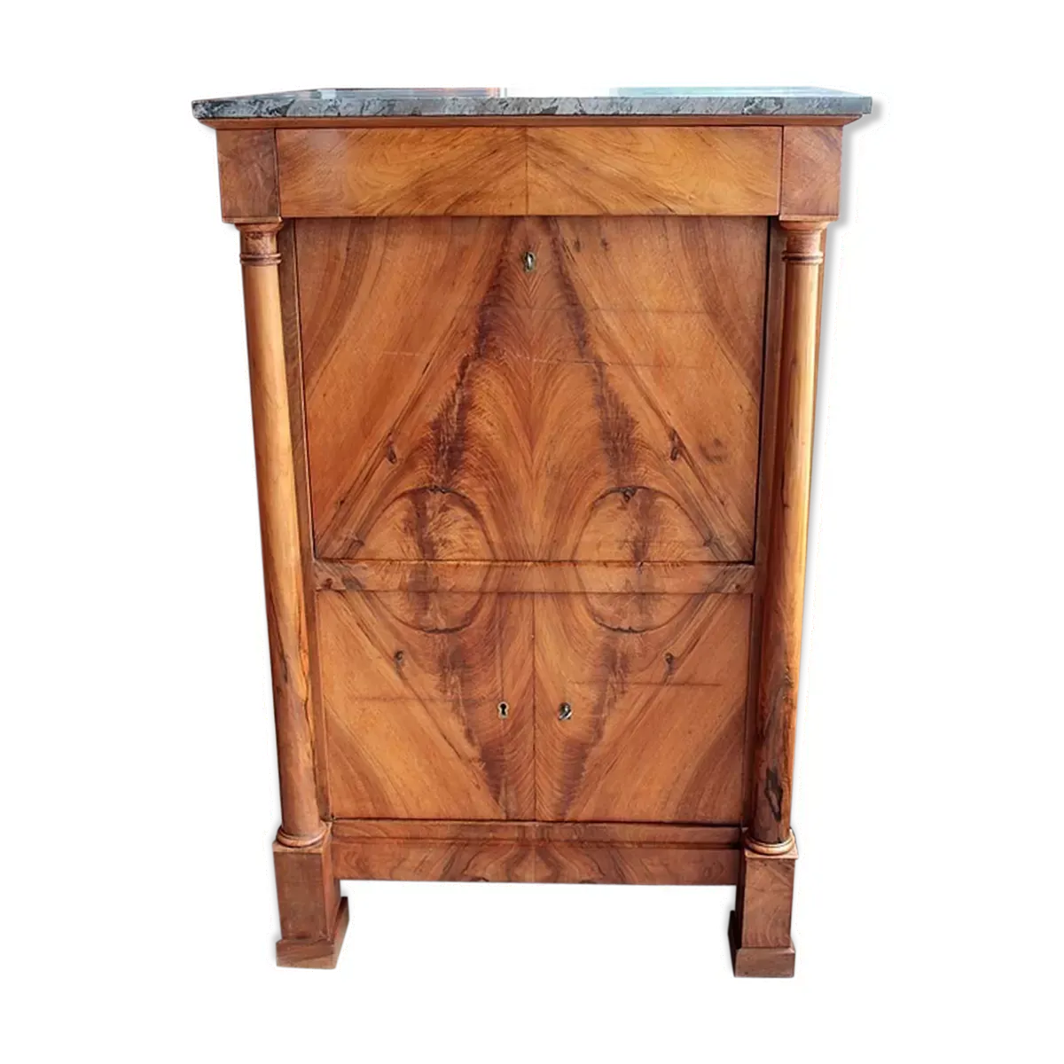 Secrétaire empire en noyer XIXème