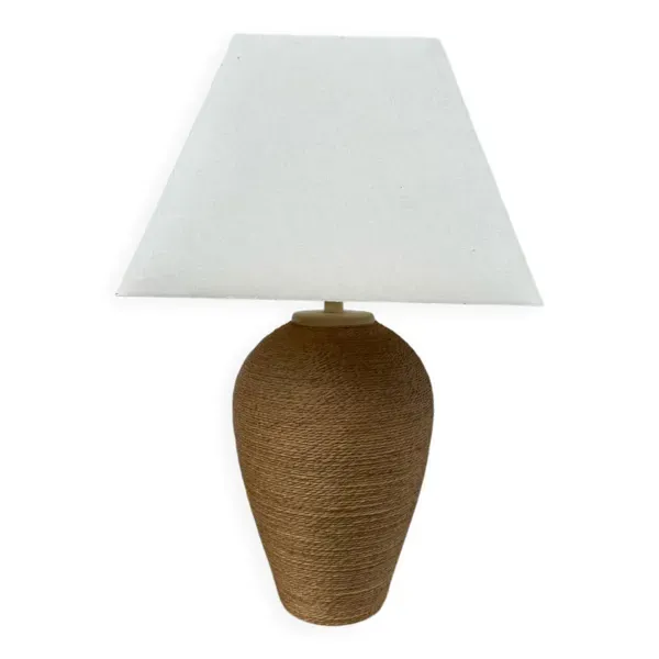 Lampe en rotin vintage Habitat