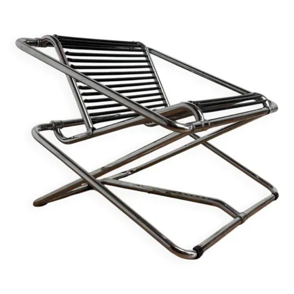 Fauteuil basculant attribué à Ron Arad – Italie, années 1980