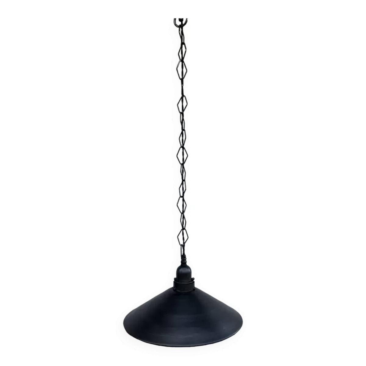 Suspension en métal industriel avec miroir