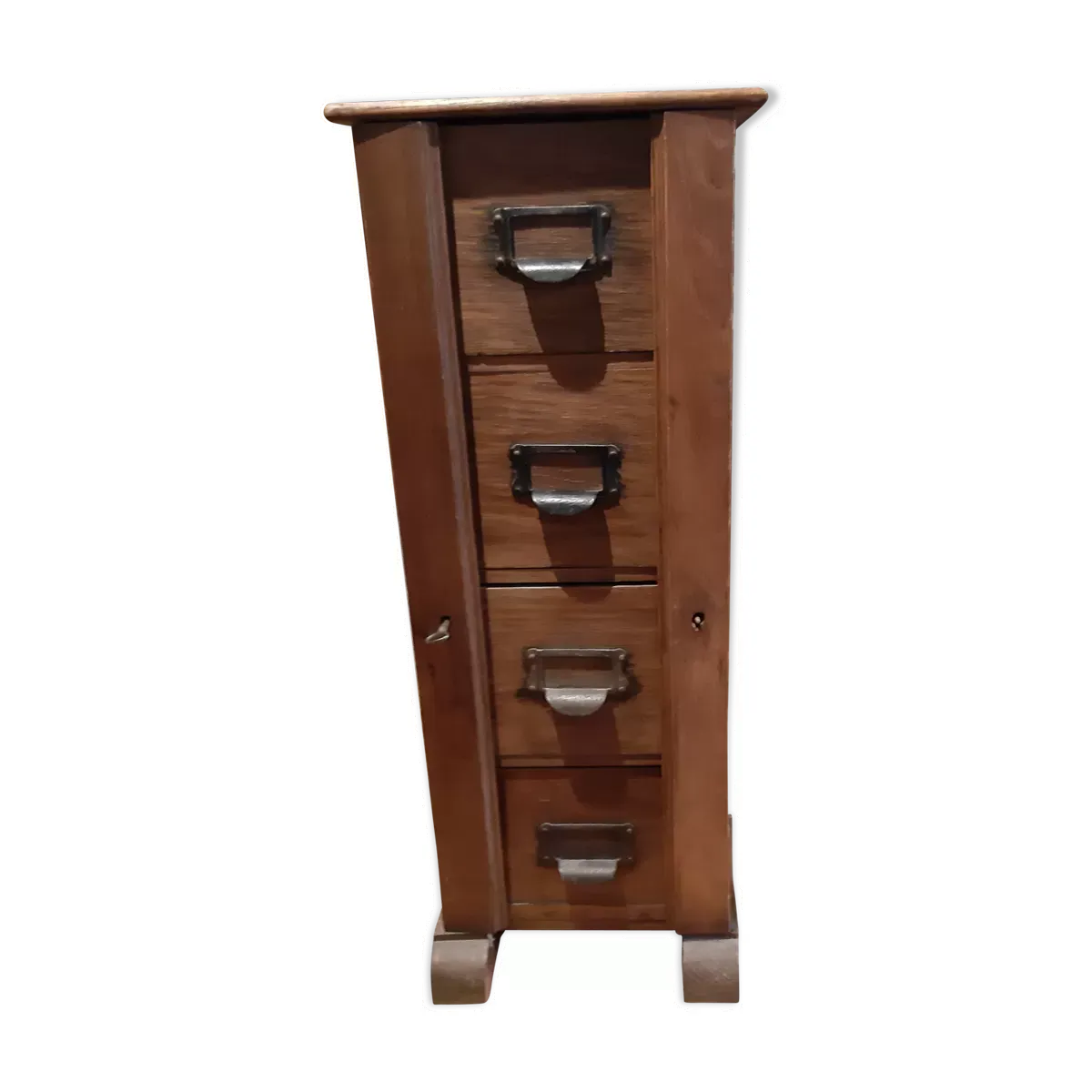 Meuble industriel chéne 4 tiroirs