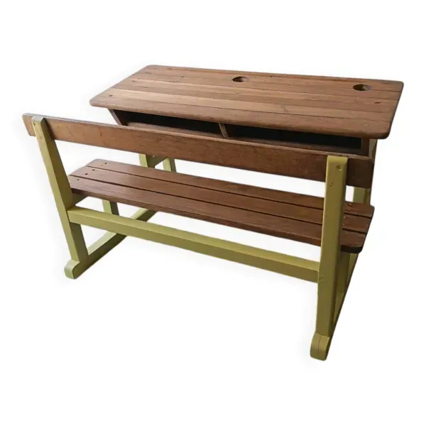 Bureau d'écolier double