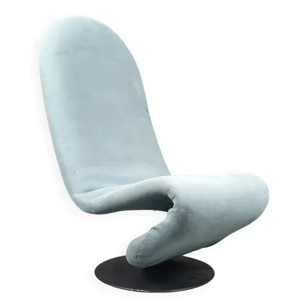 Chaise à dossier haut 1-2-3 pour Fritz Hansen par Verner Panton pour Fritz Hansen, années 1970