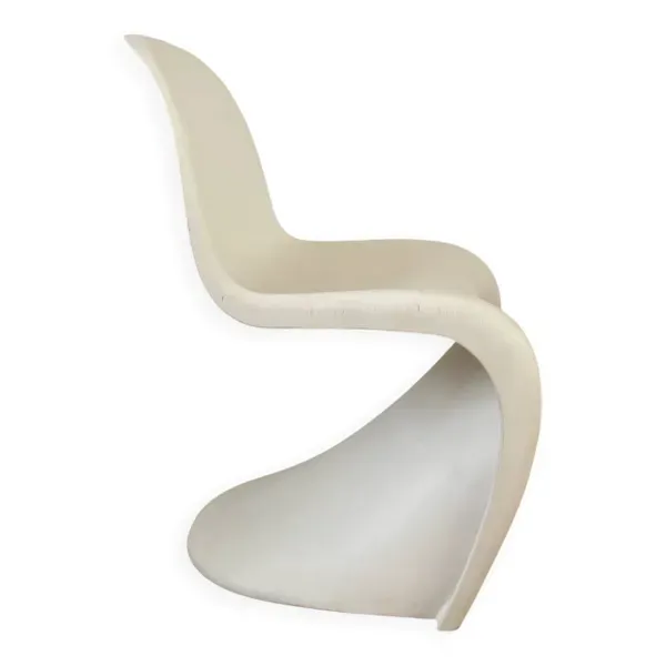 Chaises Verner Panton édition Vitra blanche
