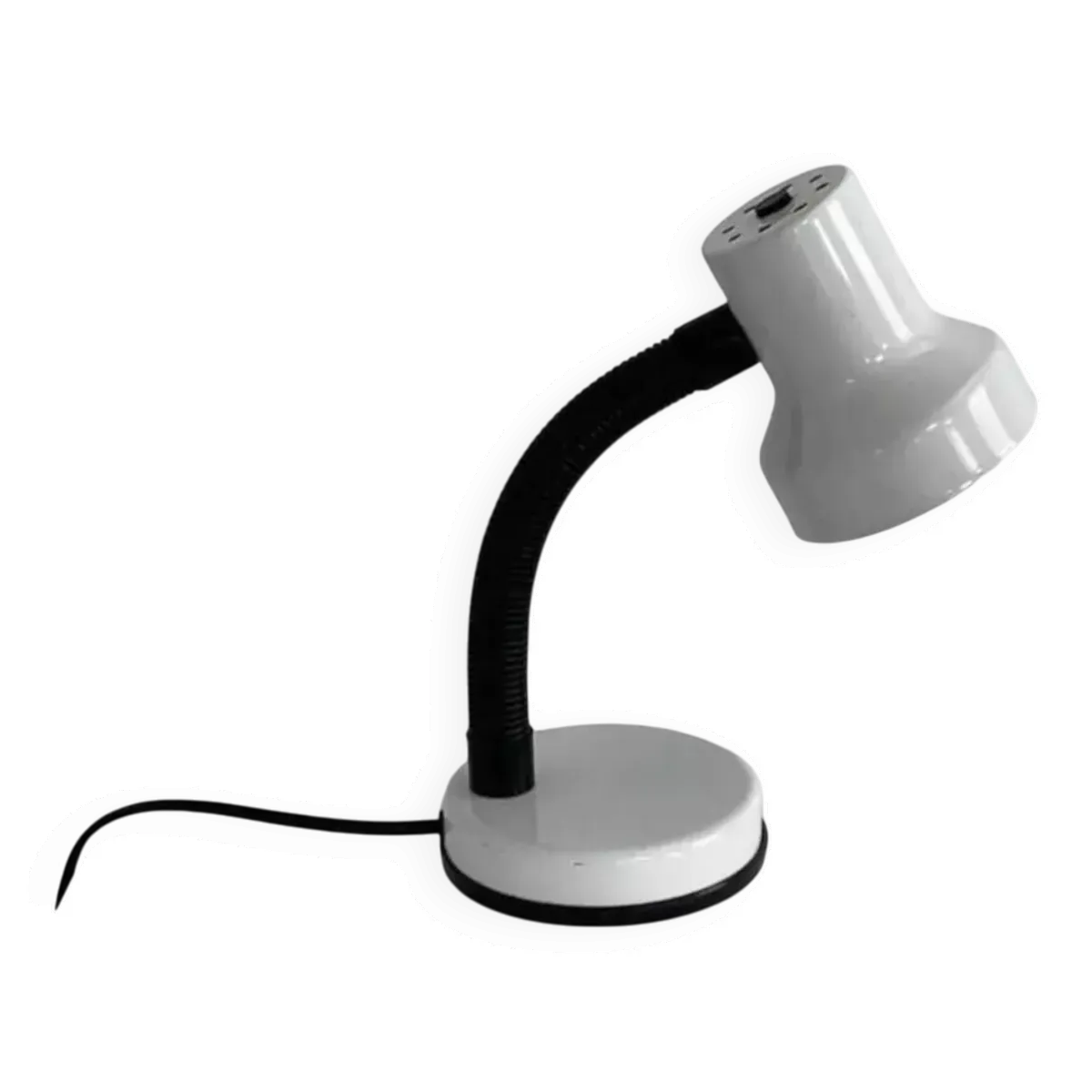 Lampe de bureau industriel gris