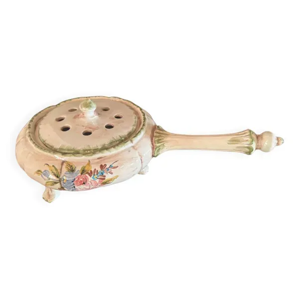 Vase, pique-fleurs ancien en céramique