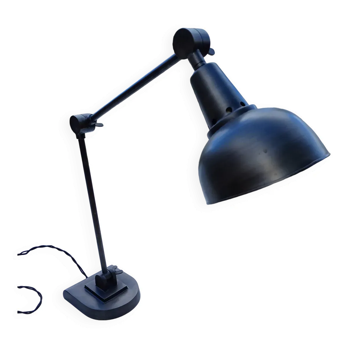 Lampe industrielle métal 2 bras