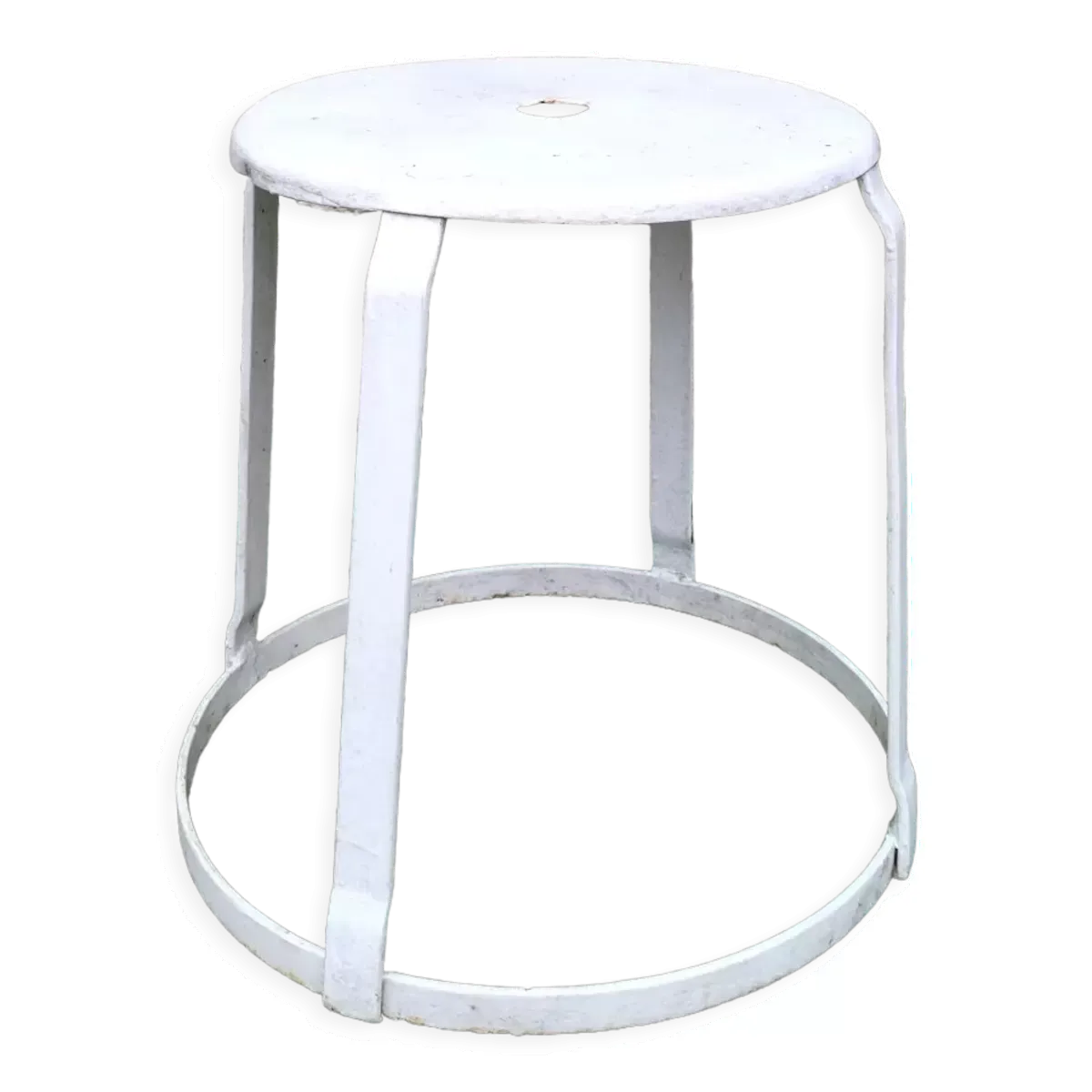 Tabouret industriel en métal