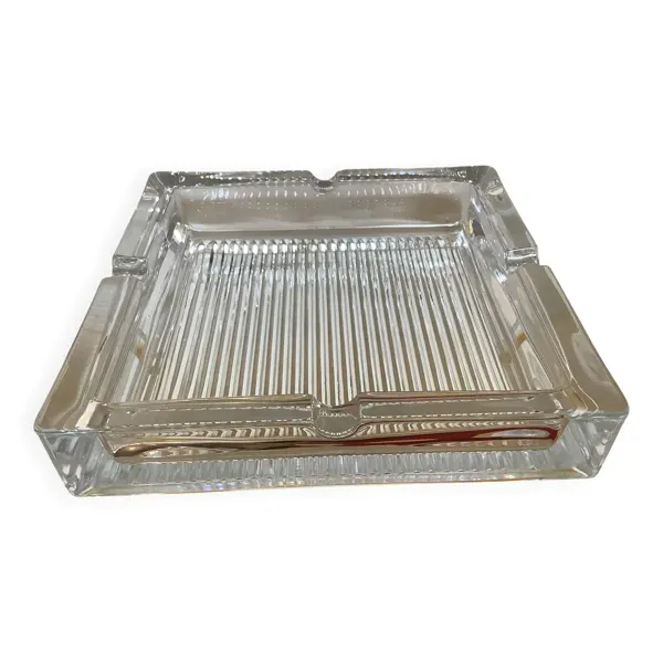 Grand cendrier vide poche en cristal