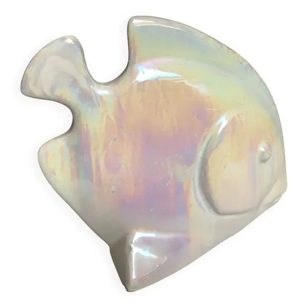 Poisson blanc irisé