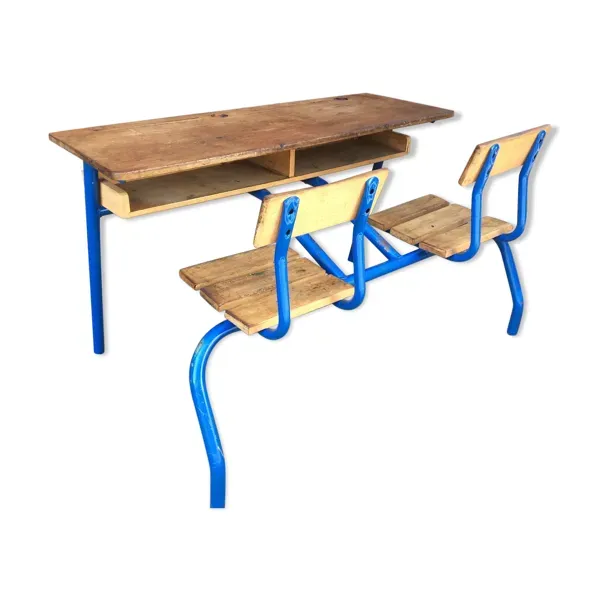 Pupitre d'écolier vintage