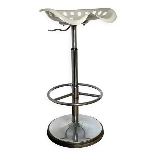 Tabouret haut mirima vintage assise tracteur