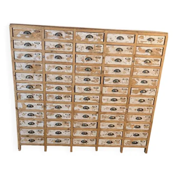 Meuble de métier ''60 tiroirs