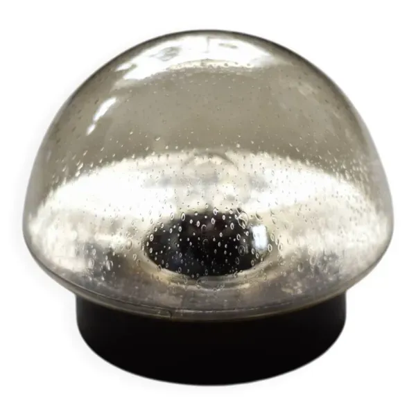 Vintage Mid-Century German Modern Small Glass Wall Lamp / Sconce, 1960s