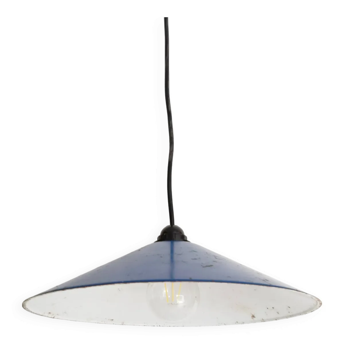 Lampe industrielle , abat-jour métal , lampe d'usine , lampe d'atelier