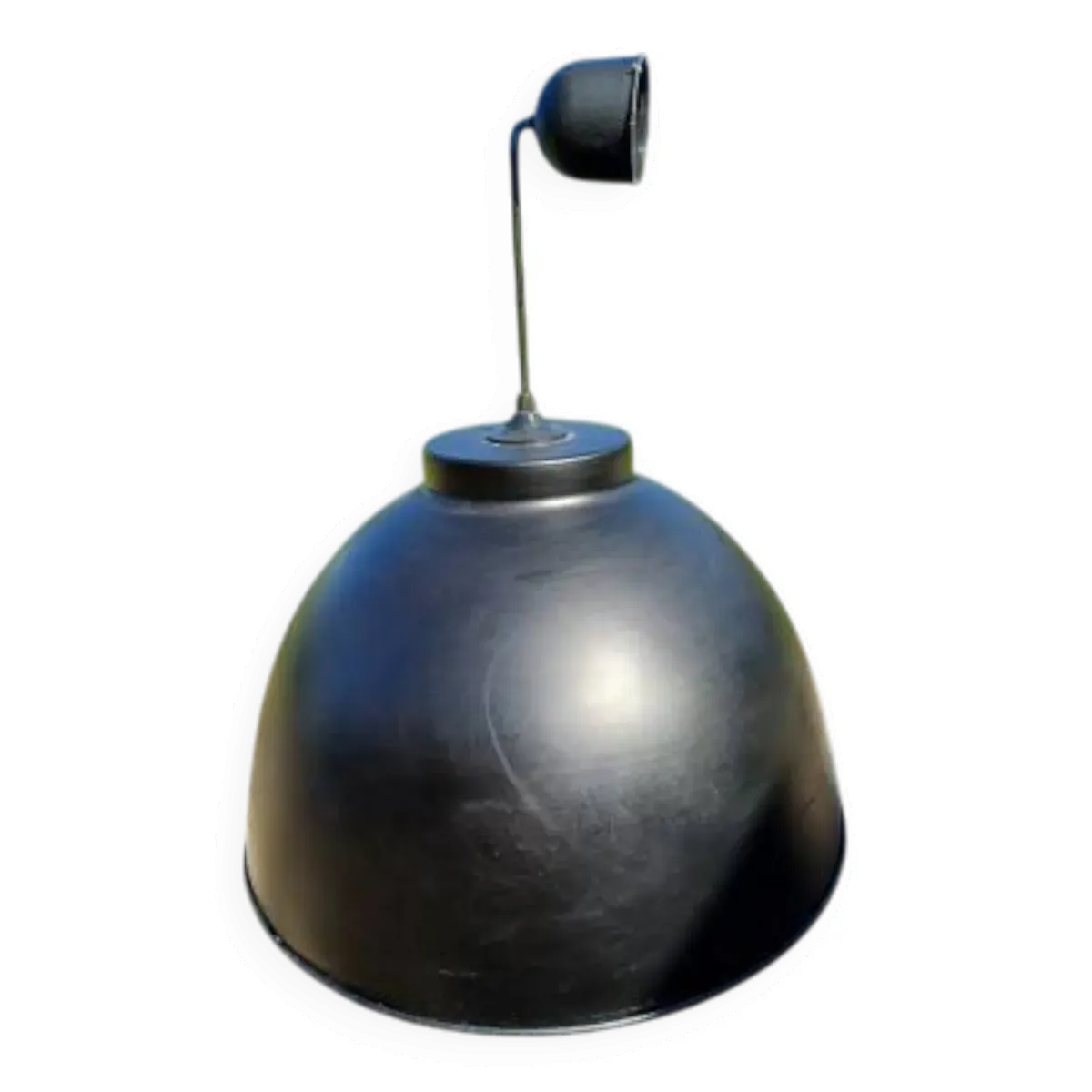 Suspension industrielle métal noir