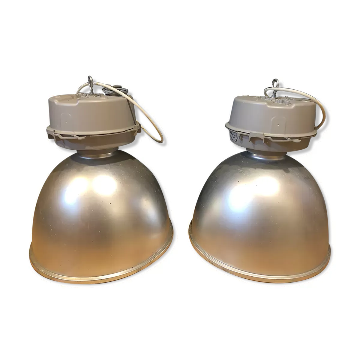 Lampes industrielles années 70